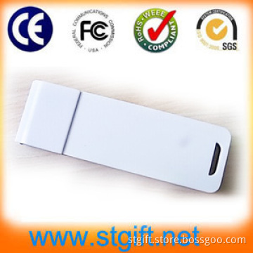 2014 Promotional Gift Cheap USB Flash Memory White USB Flash Drive
